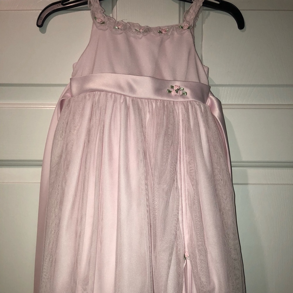 Pink Roses Toddler Dress - Picture 2 of 4